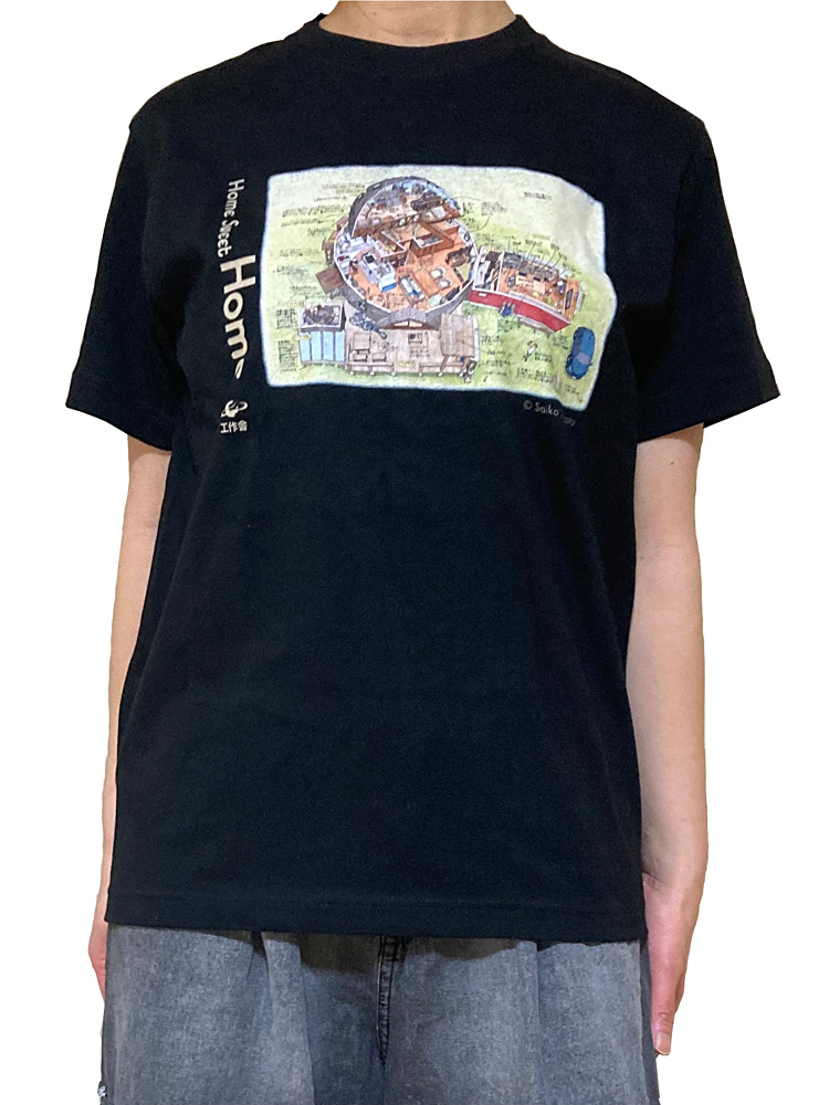 ドームハウス Tシャツ（黒）