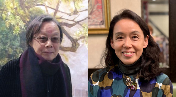 巖谷國士さんと新井高子さん